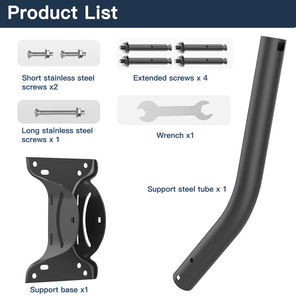 Adjustable Roof Wall Mount Kit for Starlink Gen 2 thumbnail 5