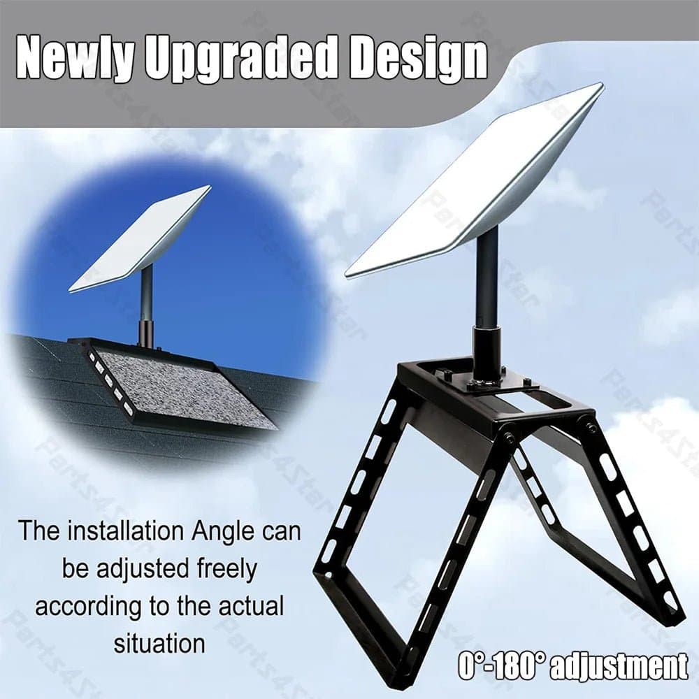 Adjustable Roof Ridge Mount for Starlink Gen 2 Satellite Dish thumbnail 2