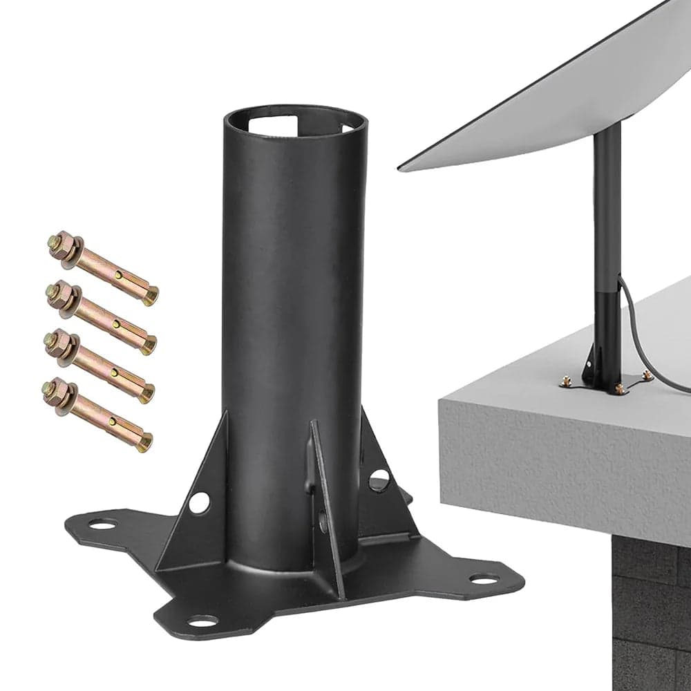 Heavy-Duty Carbon Steel Roof Mount for Starlink Gen 2 Dish thumbnail 1
