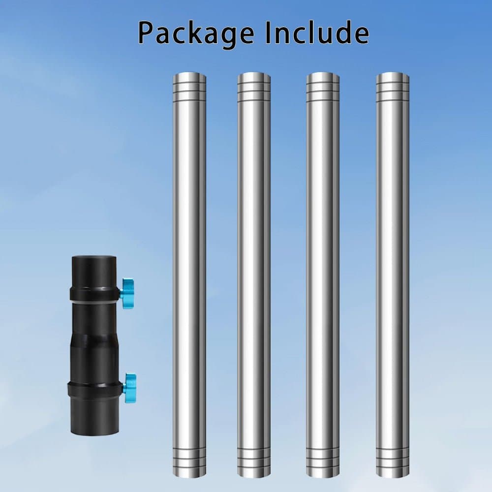 7FT Ground Pole RV Mount Kit with Adapter for Starlink Gen 2 Dish thumbnail 8