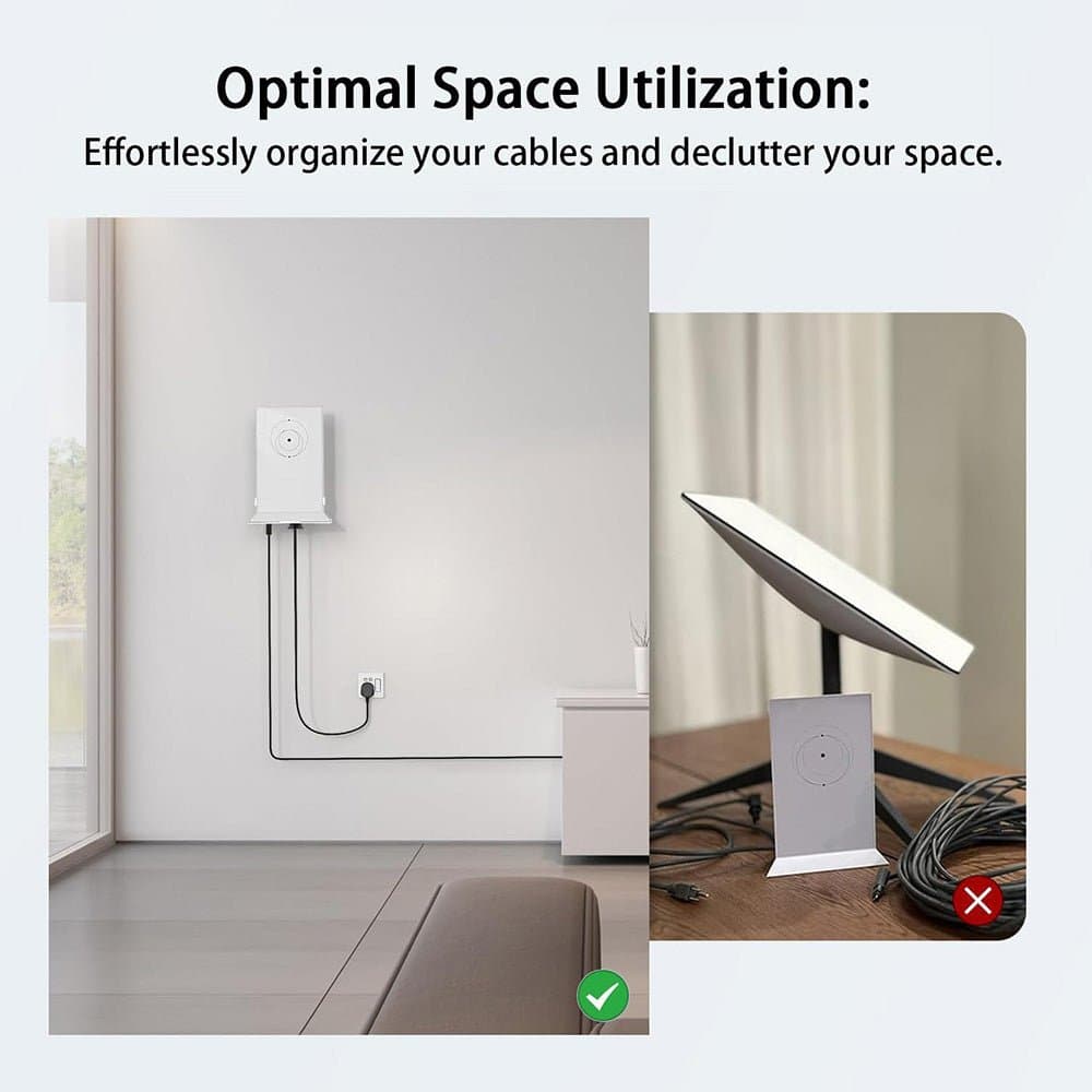 Durable ABS Wall Mount for Starlink Gen 2 Router thumbnail 2