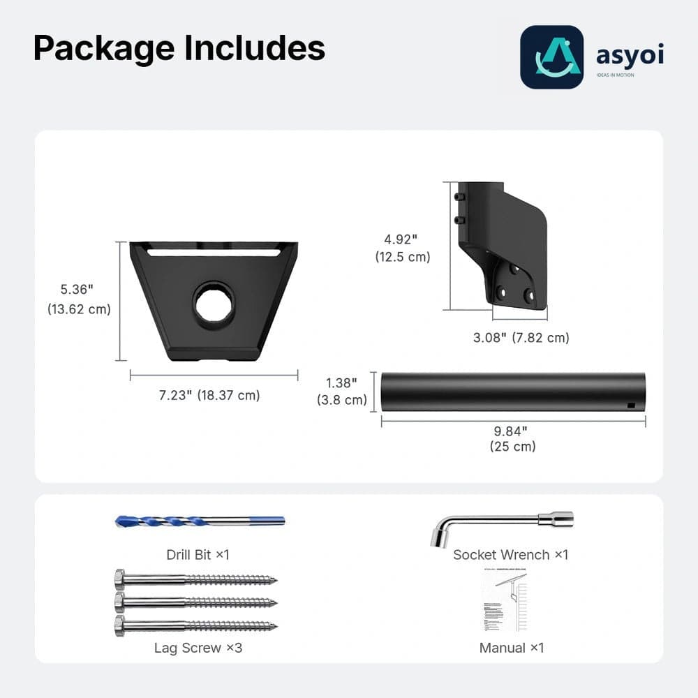 Starlink Gen 3 Adjustable Wall & Roof Mount Kit for Standard 4 / 4X thumbnail 10