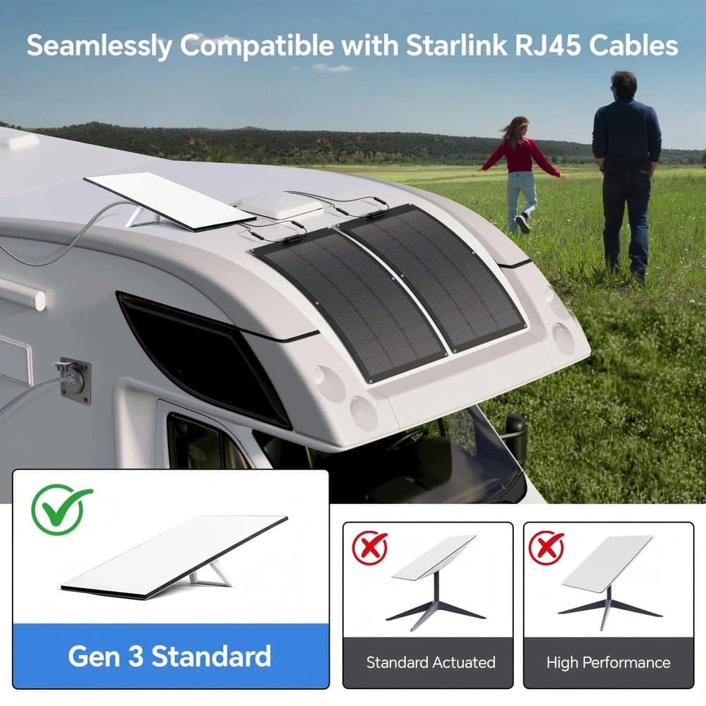 Starlink Standard 4/4X/Mini/V5 Aluminum Pass-Through Wall Socket - RJ45 thumbnail 2
