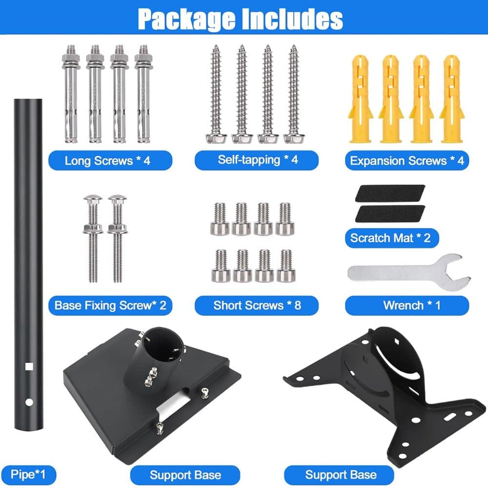 Starlink Gen 3 Adjustable Roof Pole Mount Kit for Standard 4 / 4X thumbnail 9
