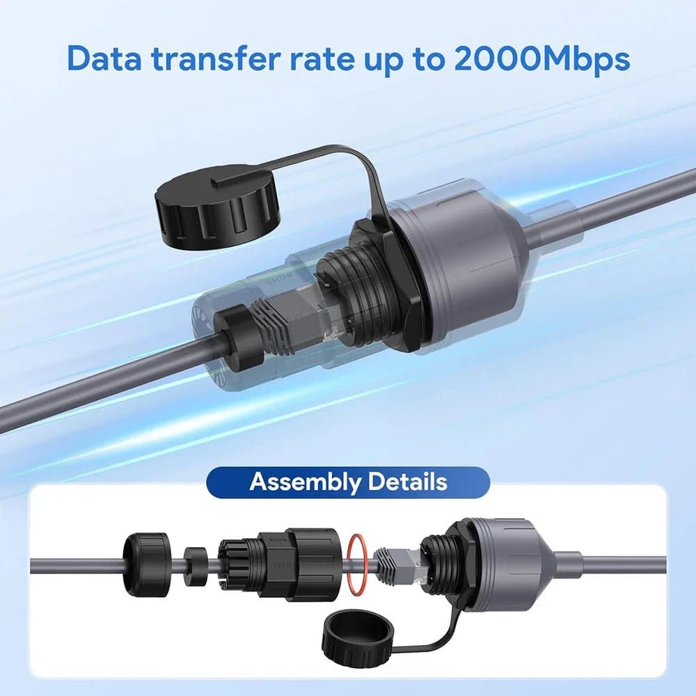 Starlink Standard 4/4X/Mini/V5 Ethernet RJ45 Adapter Connector for Gen 3/V3/V4 thumbnail 3