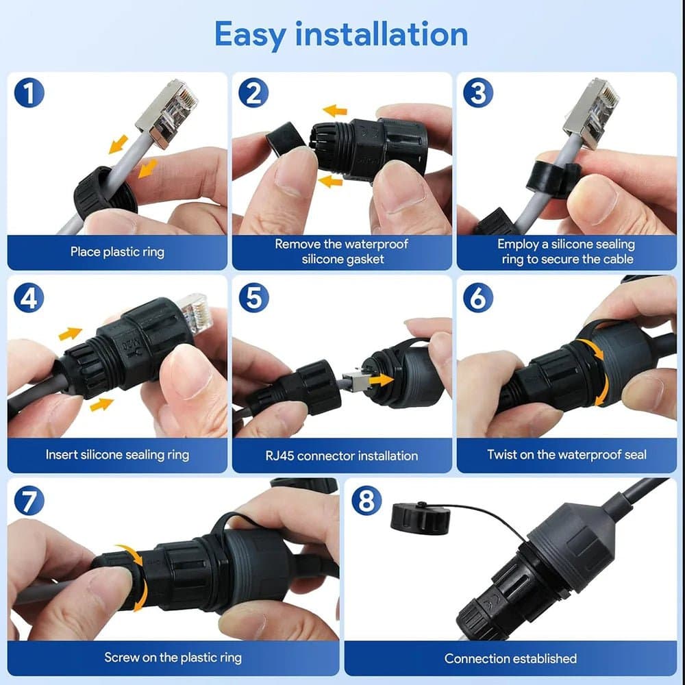 Starlink Standard 4/4X/Mini/V5 Ethernet RJ45 Adapter Connector for Gen 3/V3/V4 thumbnail 9