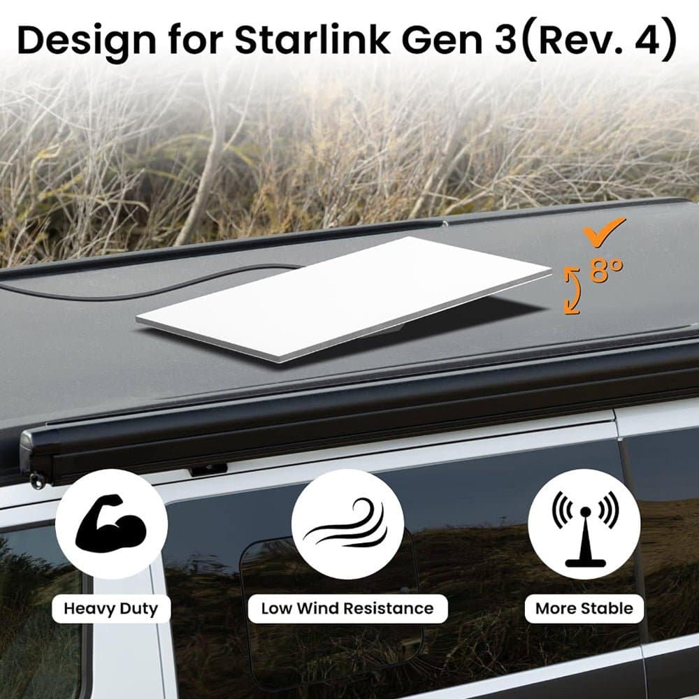 Starlink Gen 3 Anti-Theft Roof Mount - Heavy-Duty for Standard 4 / 4X thumbnail 2