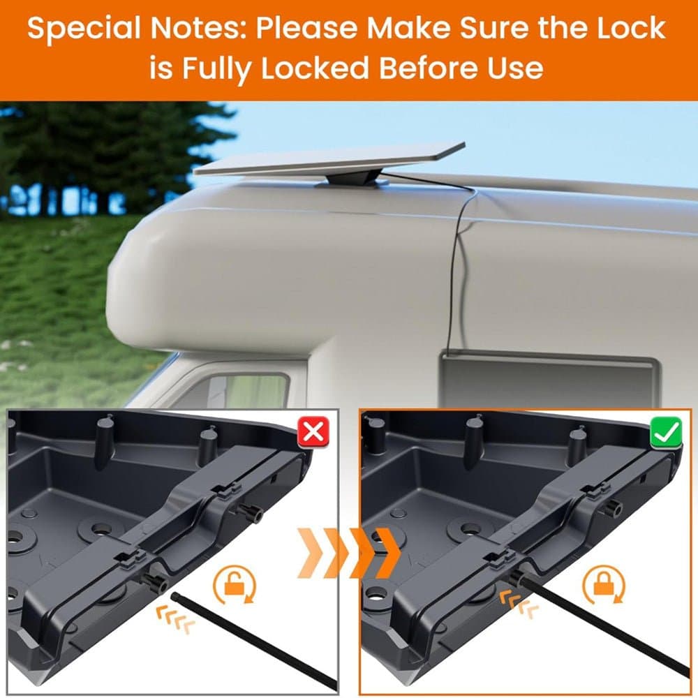 Starlink Gen 3 Anti-Theft Roof Mount - Heavy-Duty for Standard 4 / 4X thumbnail 3