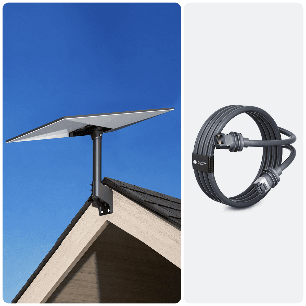 Starlink Gen 3 Wall & Roof Mount Kit 鈥?Full Install Bundle with Cable & Router Mount thumbnail 21