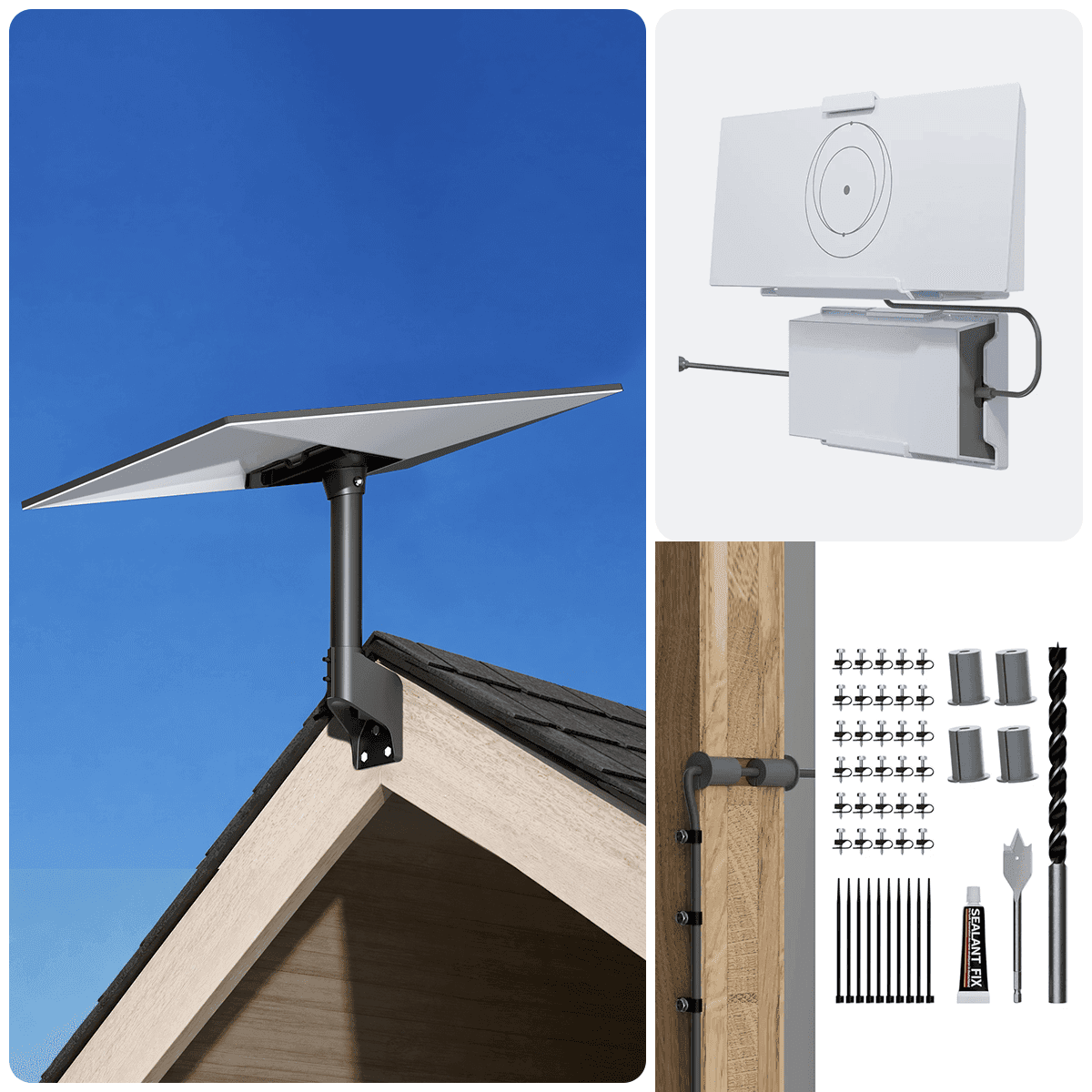 Starlink Gen 3 Wall & Roof Mount Kit 鈥?Full Install Bundle with Cable & Router Mount thumbnail 22