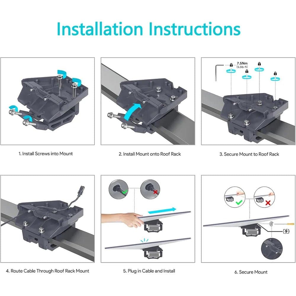 Starlink Gen 3 Roof Rack Mount for Standard 4 / 4X & Enterprise Dish thumbnail 7