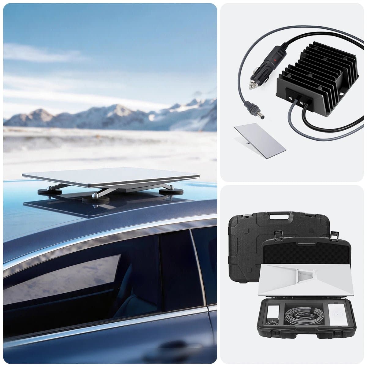 Starlink Gen 3 Magnetic Quick-Release Mount Kit 鈥?Car Adapter & Carry Case Option for Standard 4/4X thumbnail 1