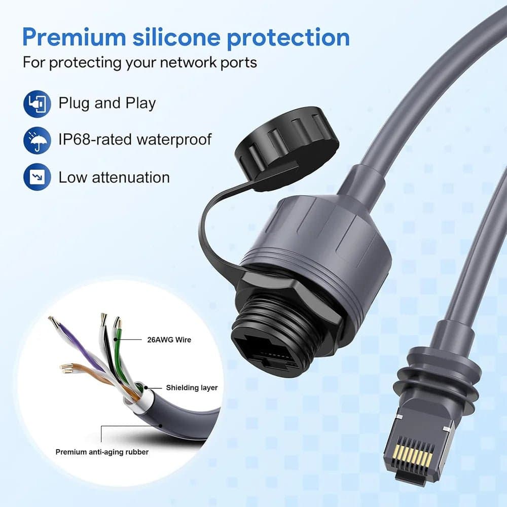 Starlink Standard 4/4X/Mini/V5 Ethernet RJ45 Adapter Connector for Gen 3/V3/V4 thumbnail 2