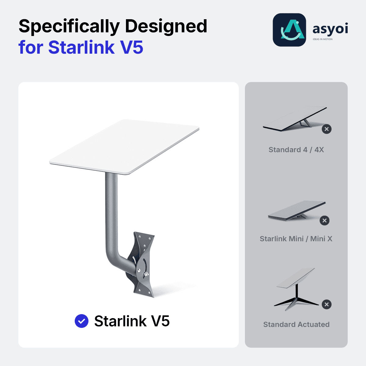 Starlink V5 Wall & Roof Mount Kit - Adjustable thumbnail 2