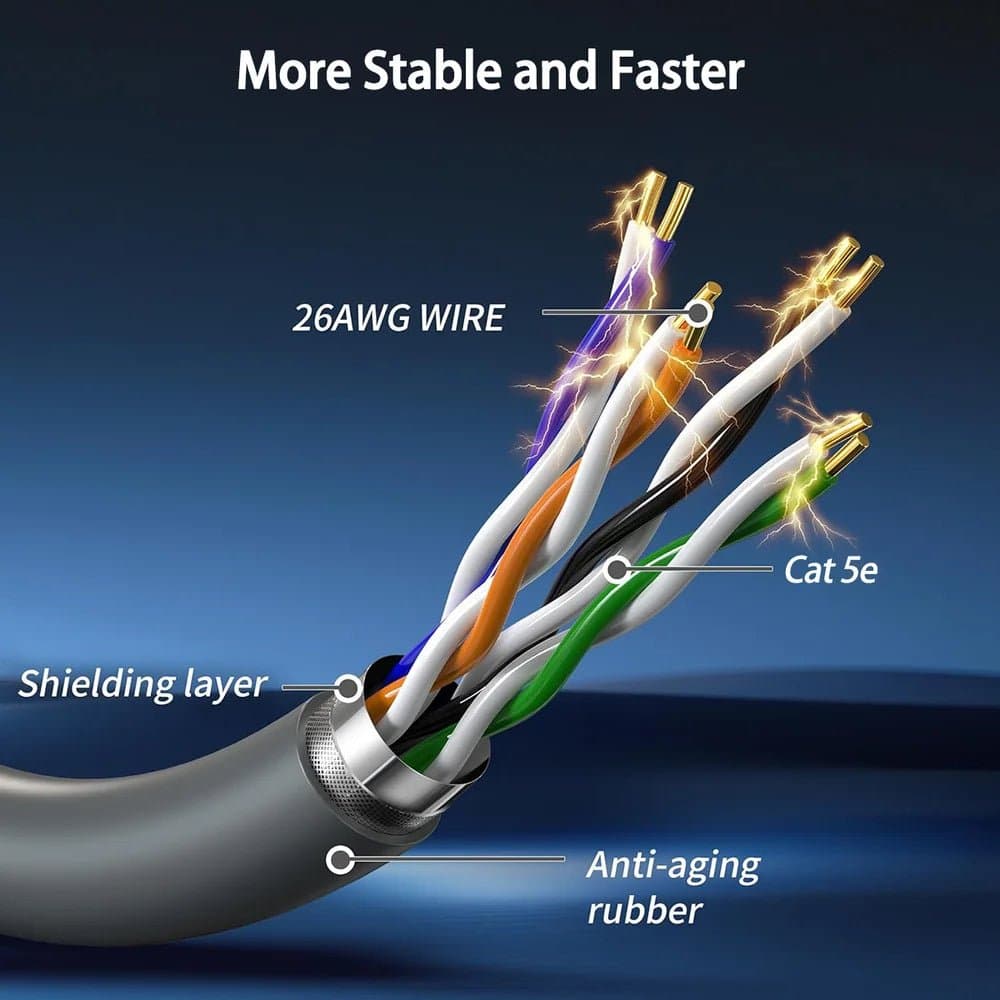 Starlink Standard 4/4X/Mini/V5 Extension Cable - 100FT Replacement for for Gen 3/V3/V4 thumbnail 3