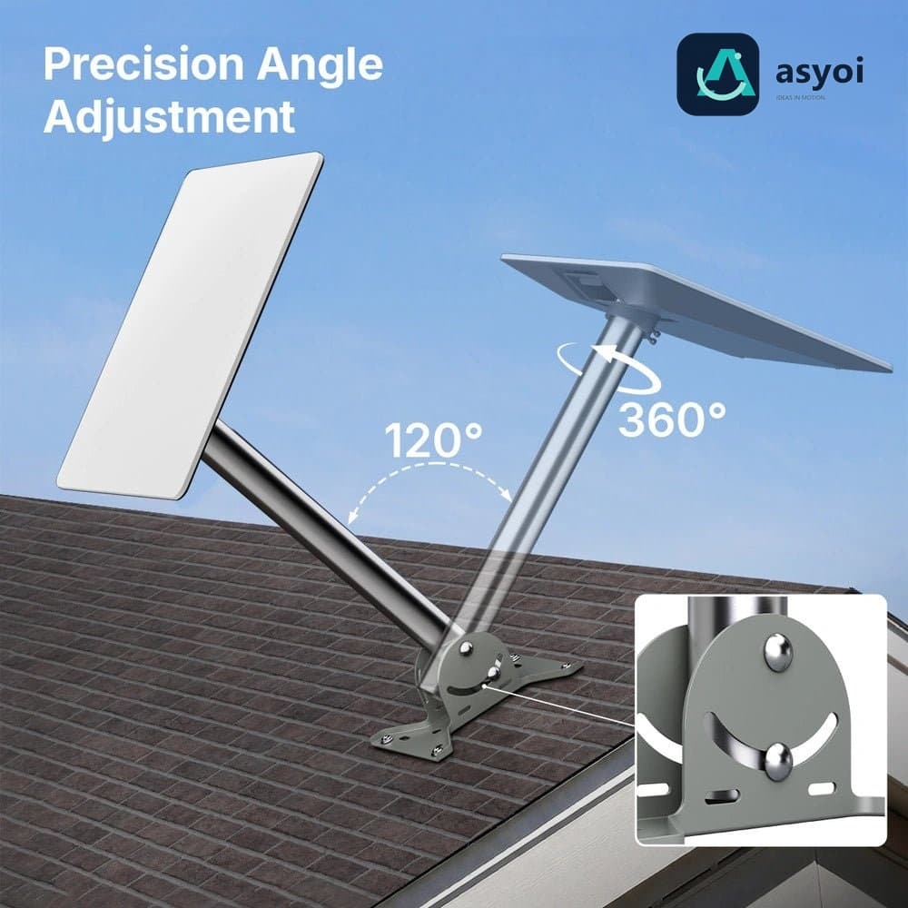 Starlink V5 Adjustable Roof Pole Mount Kit - Thickened Stainless-Steel thumbnail 3