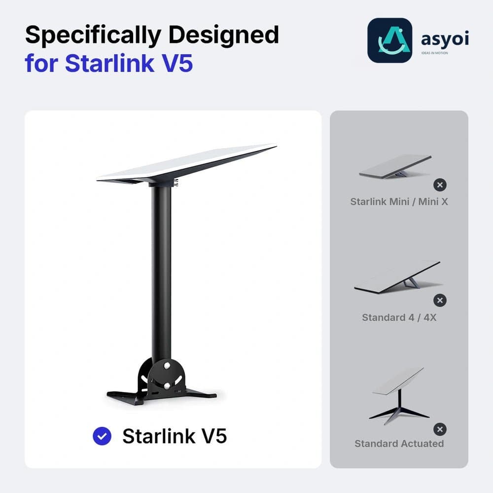 Starlink V5 Adjustable Roof Pole Mount Kit thumbnail 2