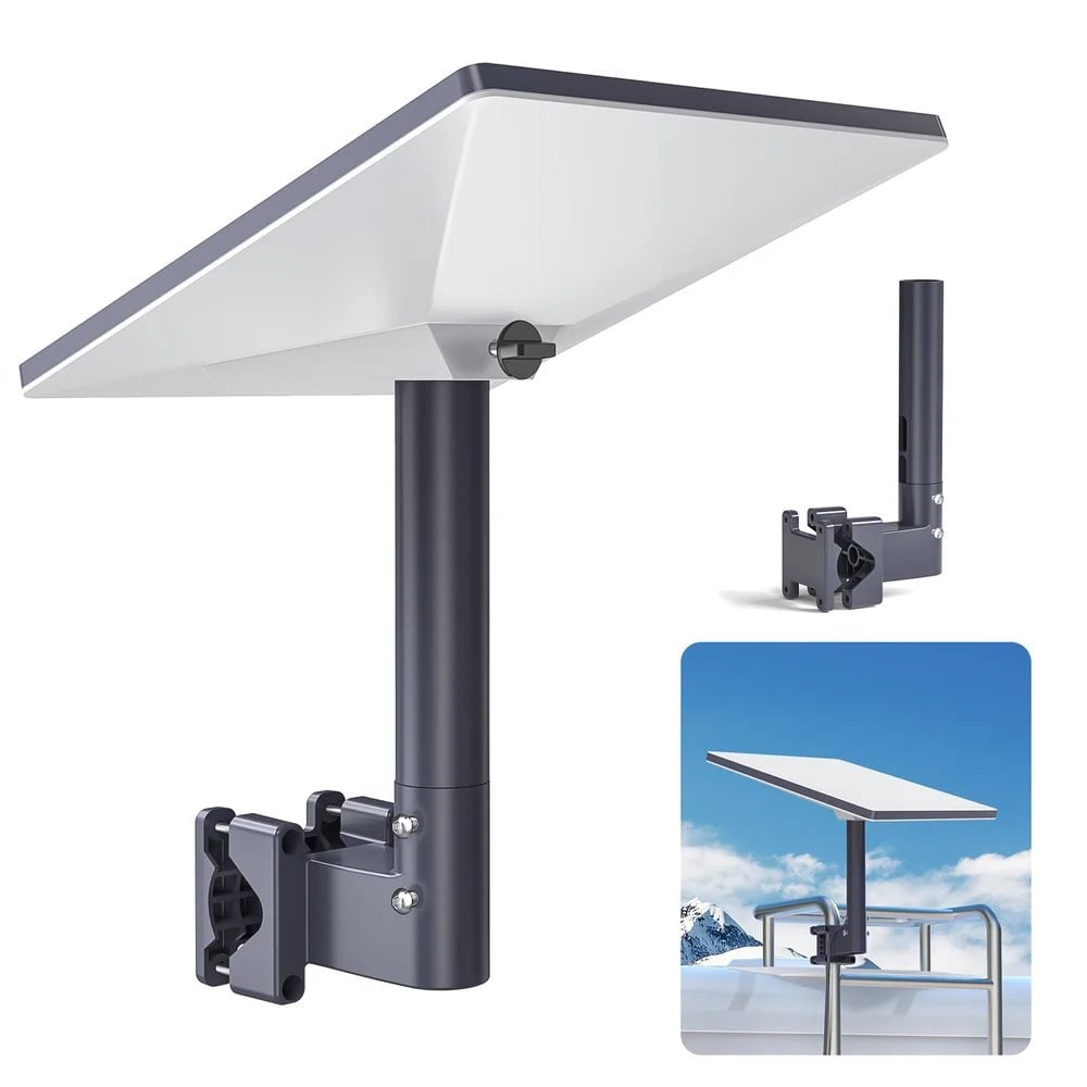 Heavy-Duty Aluminum Alloy Pole Mount for Starlink Mini 鈥?For RV, Roof & Ladder