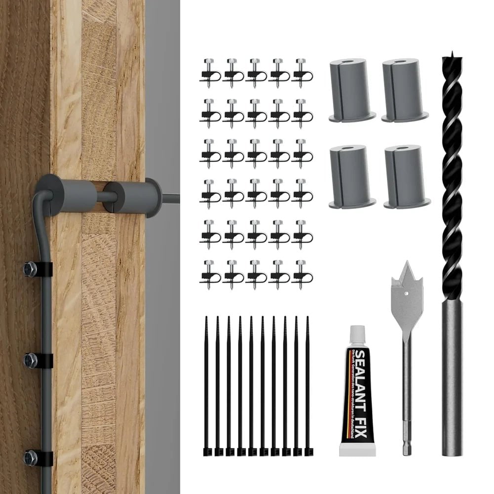 Starlink Standard 4/4X/Mini/V5/Gen 2 Cable Routing Kit - Wall Pass-Through for Gen 3/V3/V4