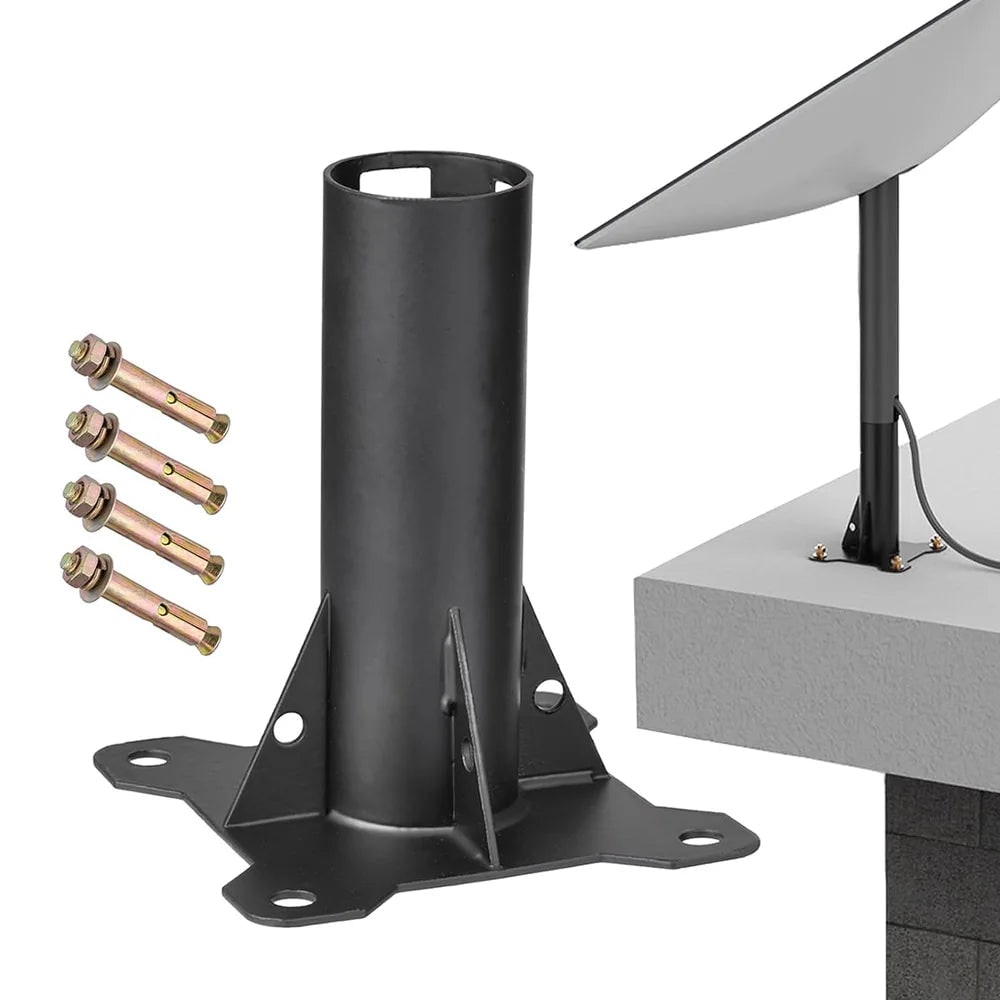 Heavy-Duty Carbon Steel Roof Mount for Starlink Gen 2 Dish — Gen 2