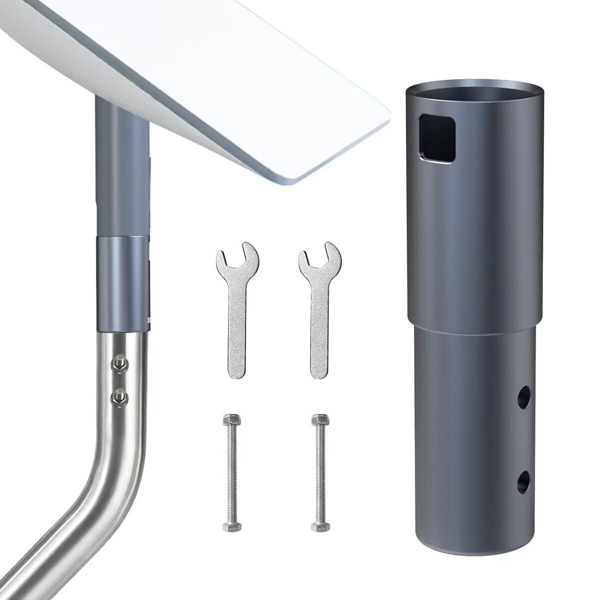 Aluminum Pipe Mount Adapter for Starlink Gen 2 Dish — Gen 2