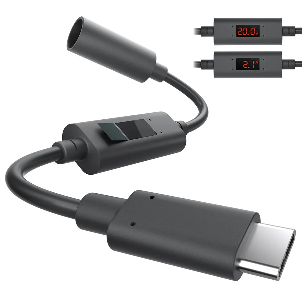 Starlink Mini PD USB-C to DC Female Adapter with Digital Display (Volt/Amp) image 1