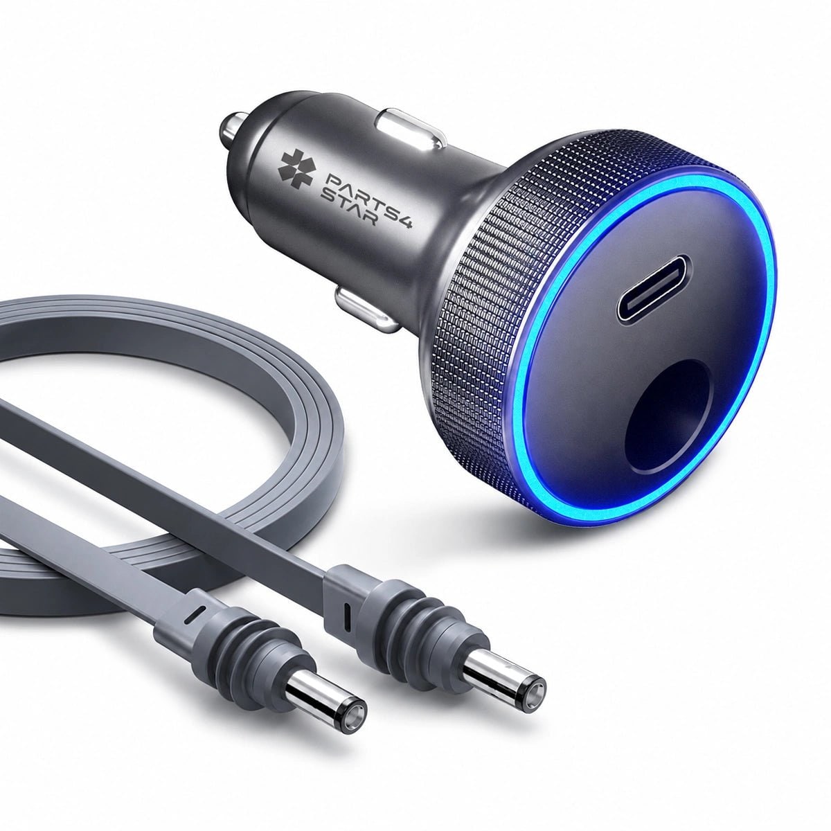 30V Step-Up Car Adapter with Flat DC Cable for Starlink Mini image 1