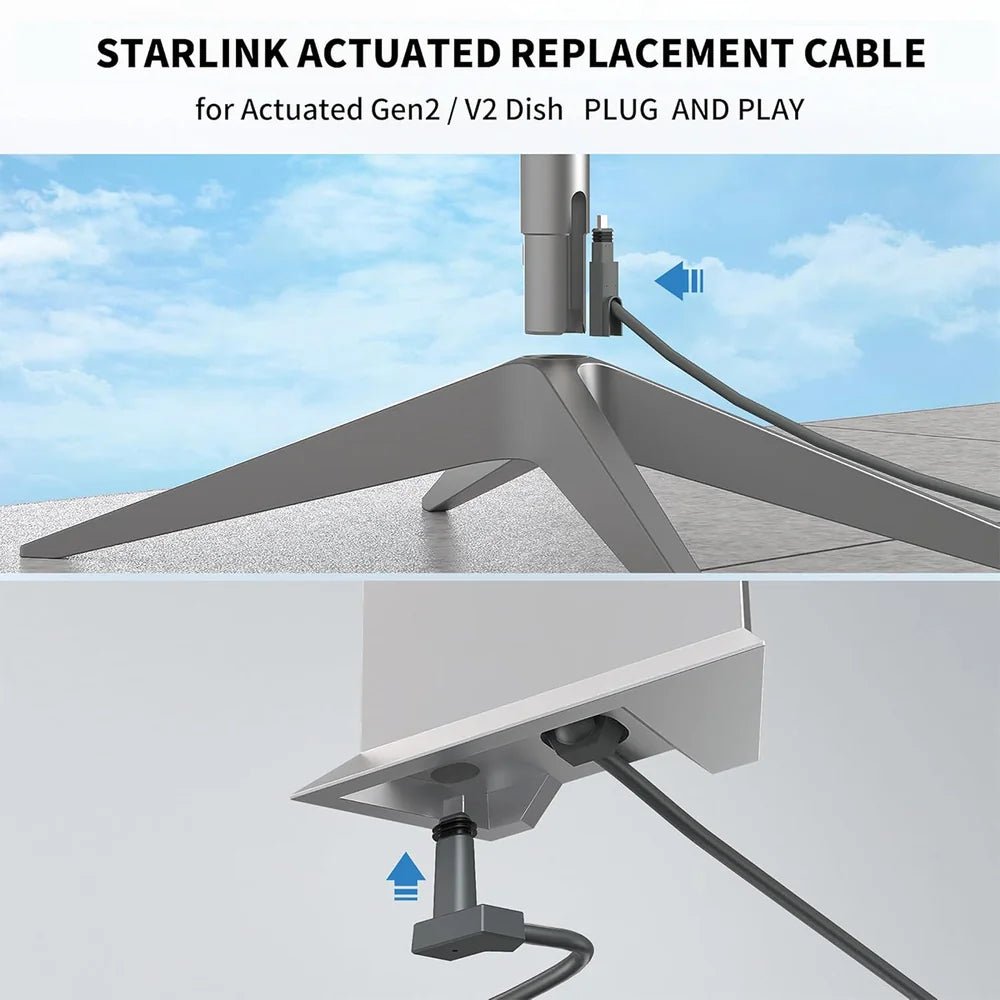 50FT Replacement Extension Cable for Starlink Gen 2 thumbnail 4
