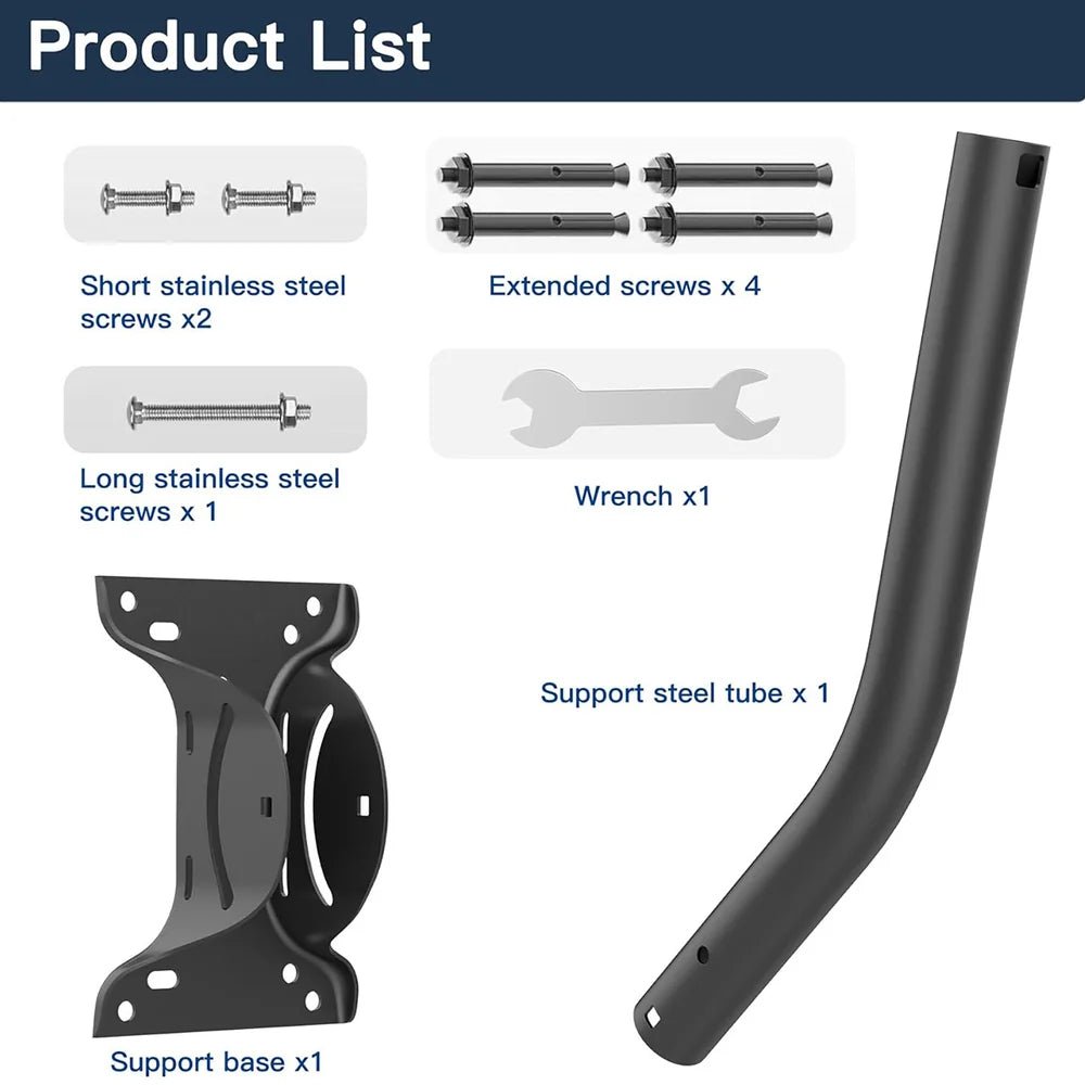 Adjustable Roof Wall Mount Kit for Starlink Gen 2 thumbnail 5