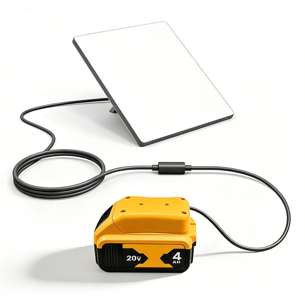DeWalt 20V Battery Adapter with DC5521 Female Power for Starlink Mini