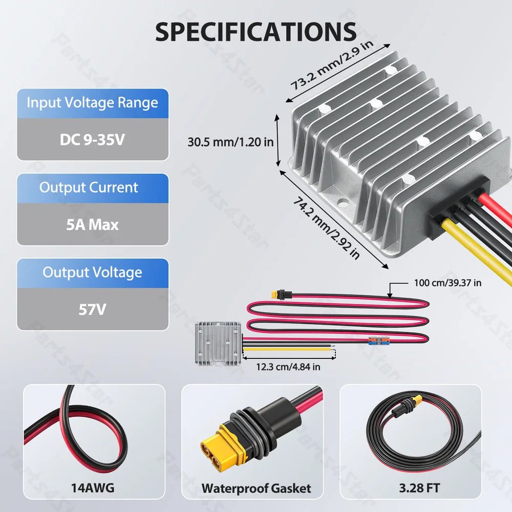 9-35V to 57V DC Power Adapter Performance for Starlink Performance Gen 3 thumbnail 5