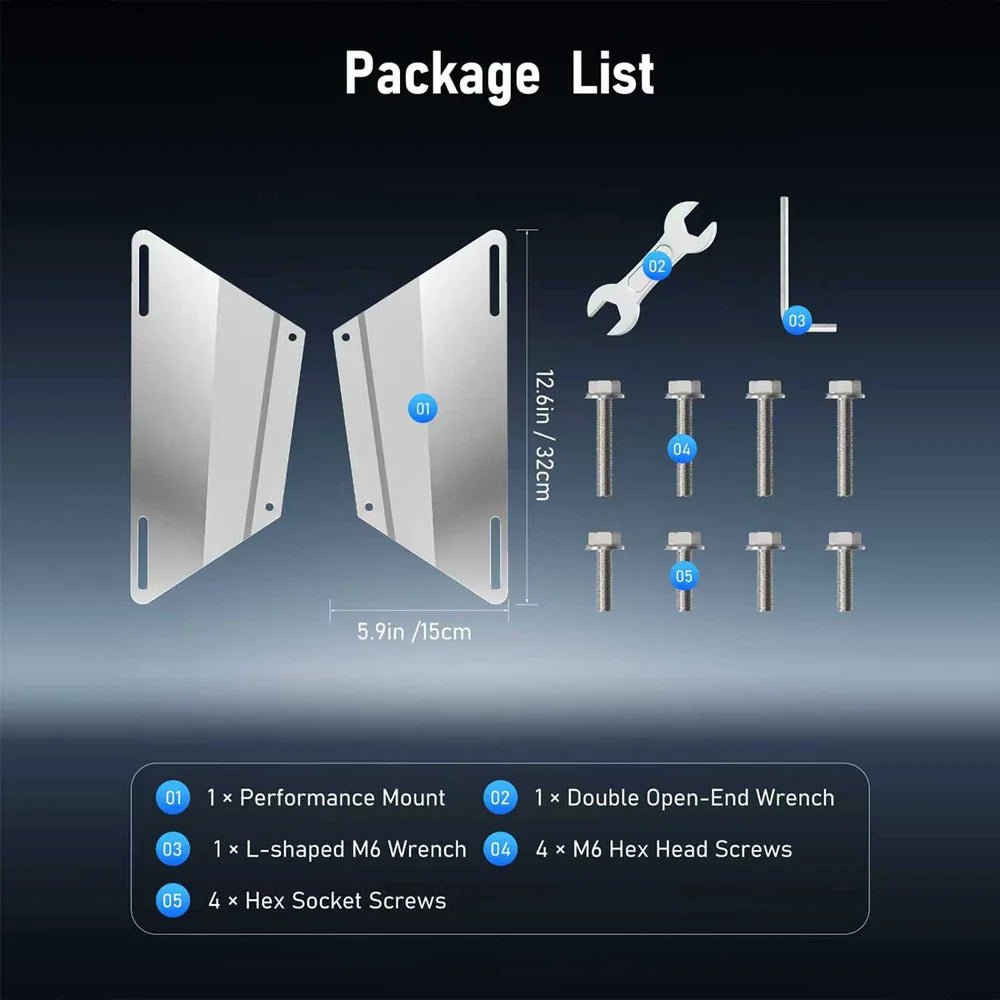 Stainless Steel Roof Rack Mount for Starlink Performance Gen 3 thumbnail 7
