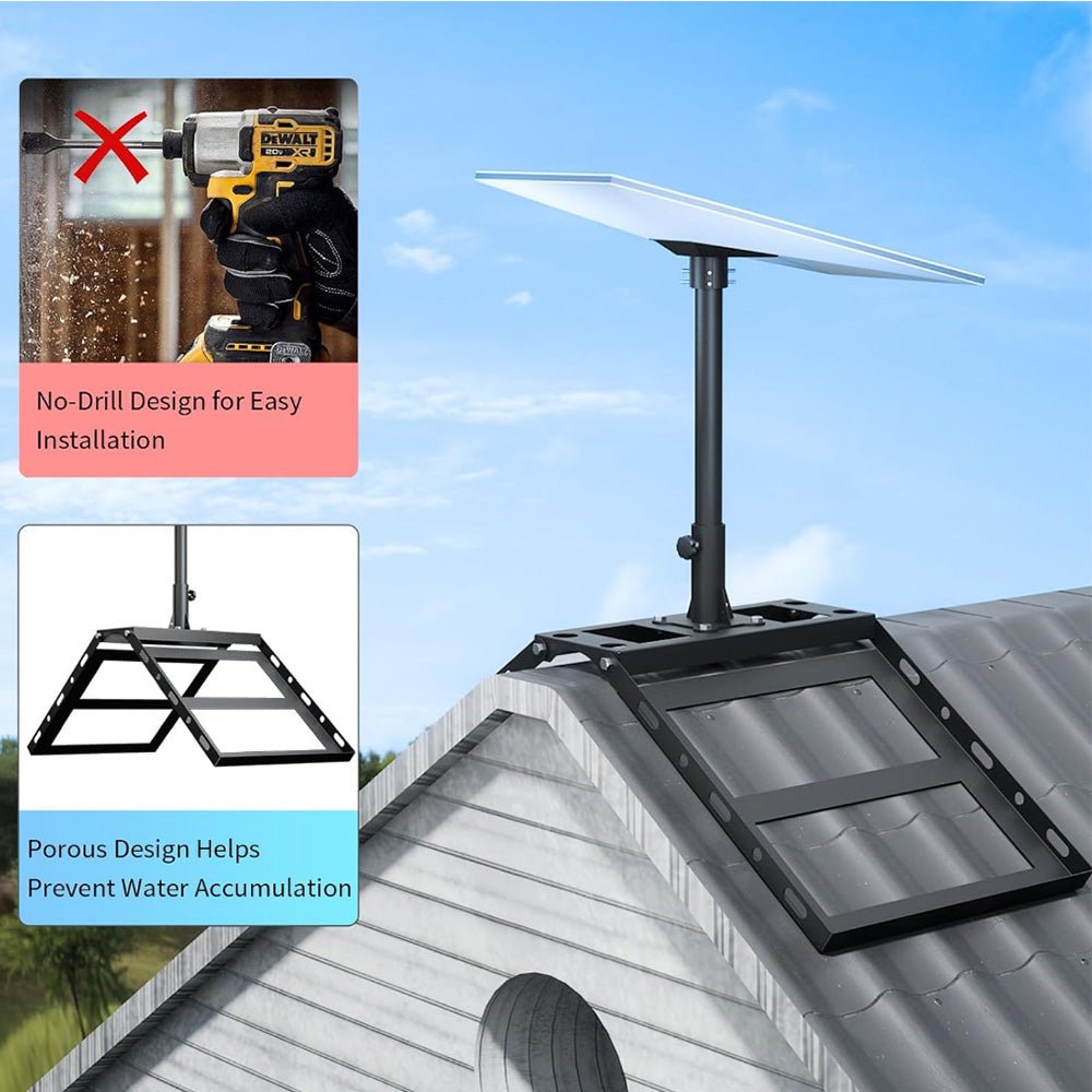 Adjustable Roof Ridge Mount Kit for Starlink Standard 4/4X thumbnail 2