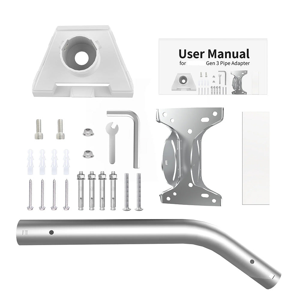 Adjustable Stainless Steel Mount Kit for Starlink Standard 4/4X thumbnail 8