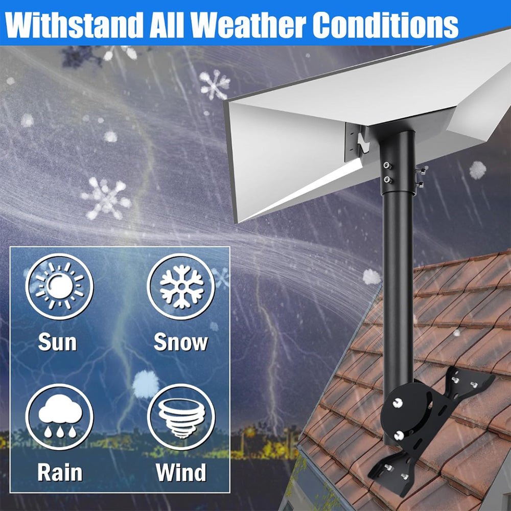 Adjustable Roof Pole Mount Kit for Starlink Standard 4/4X thumbnail 6