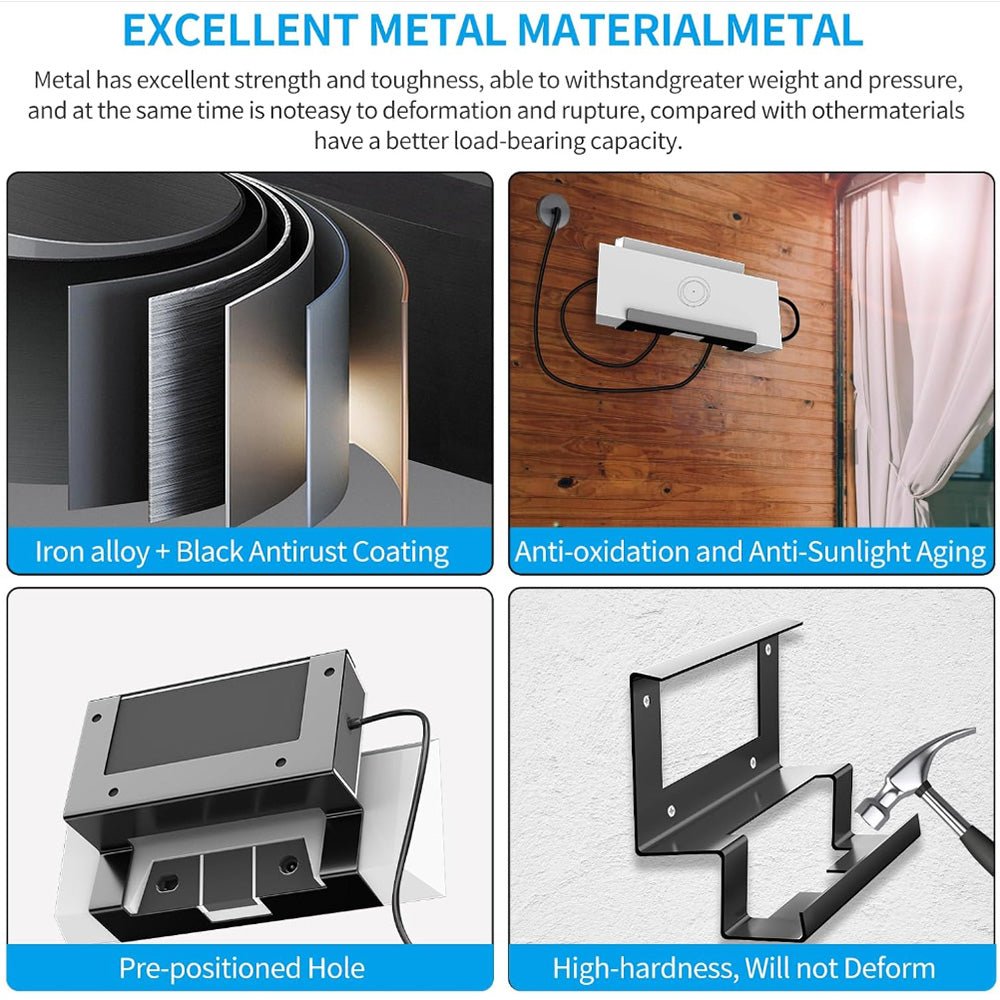 Metal Router & Power Supply Wall Mount for Starlink Standard 4/4X thumbnail 3