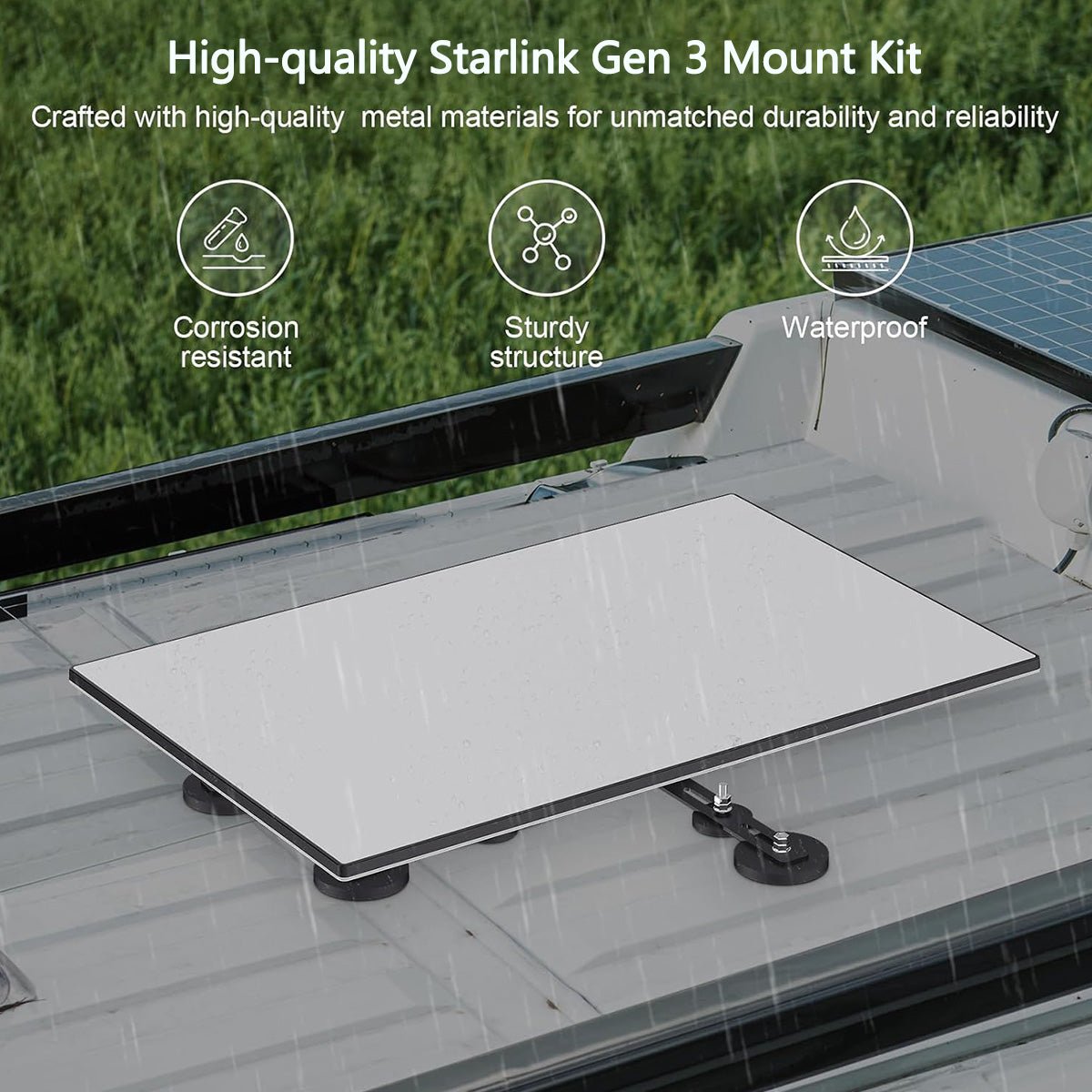 Adjustable Magnetic Car Mount Kit for Starlink Standard 4/4X thumbnail 5
