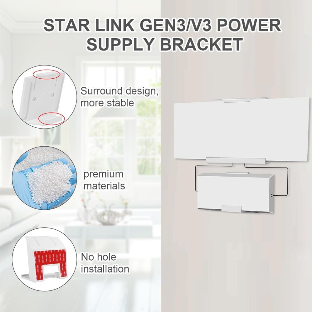 Router Power Supply Wall Mount Kit for Starlink Standard 4/4X thumbnail 5