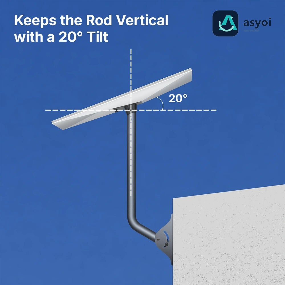 26" Adjustable Wall Mount Kit with Router & for Starlink Standard 4/4X thumbnail 4