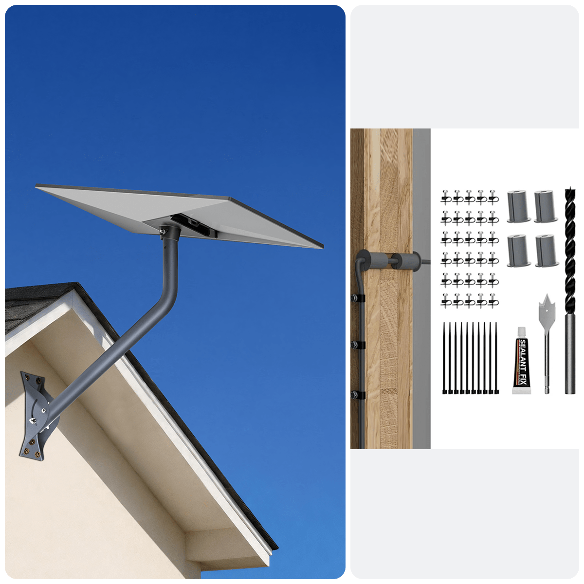 26" Adjustable Wall Mount Kit with Router & for Starlink Standard 4/4X thumbnail 23